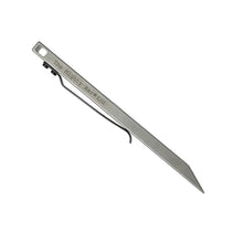 Load image into Gallery viewer, The Mighty Bar® Long Edition Pry Bar - Titanium or D2 w/ Stainless Steel Pocket Clip - LT, LD2,