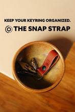 Load image into Gallery viewer, Snap Strap - USA Made Leather Keychain Strap - Made by Gear Spool
