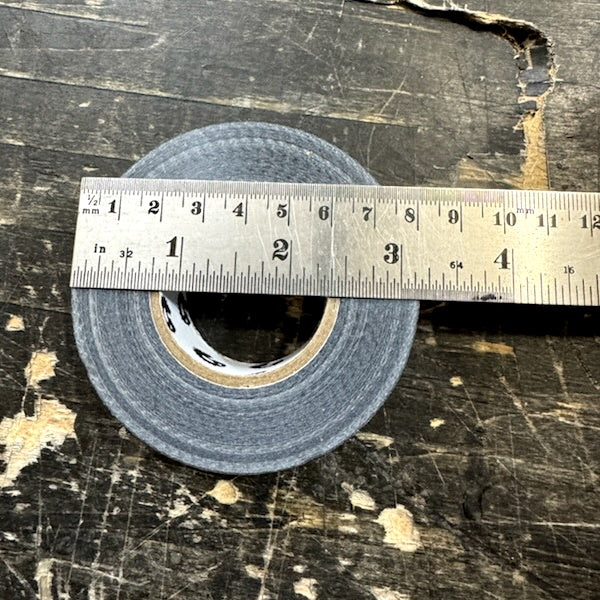 Gear Spool Pocket Survival Duct Tape – 1” x 82' (Black)