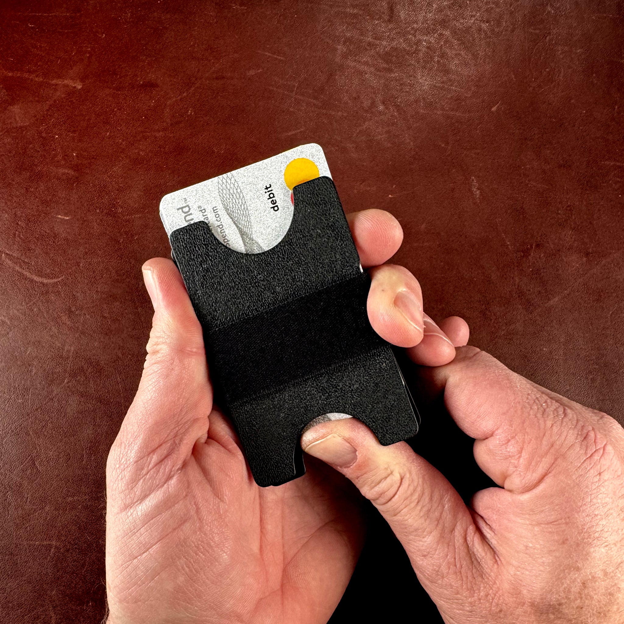 Gear Spool Minimalist Card Holder Wallet